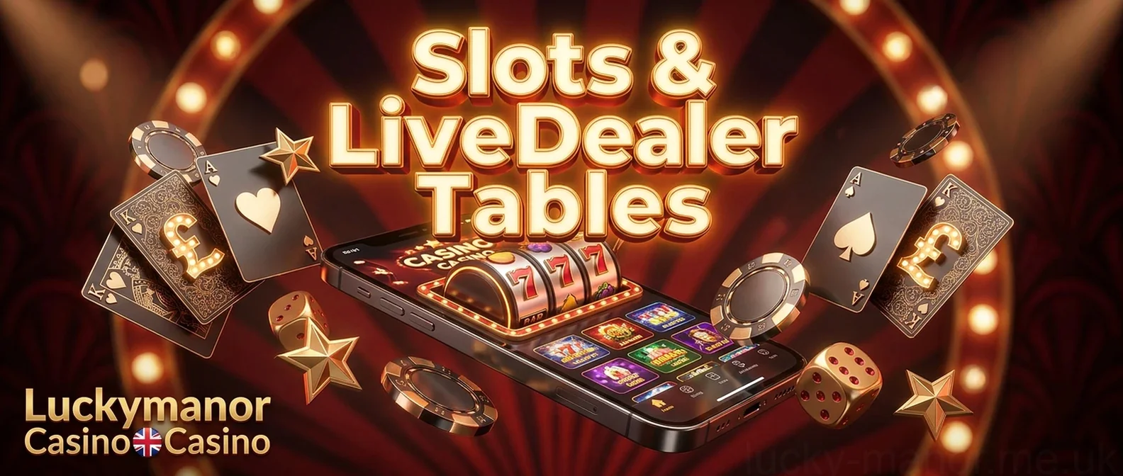 Slots & LiveDealer Tables